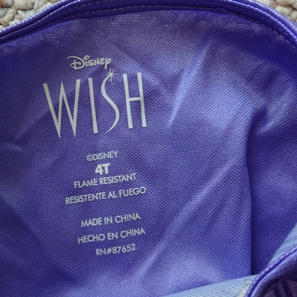 Disney Girls' Wish Nightgown in Purple size 4T - Picture 6 of 11